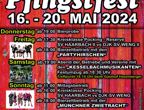 Pfingstfest 2024 von 16. – 20. Mai 2024